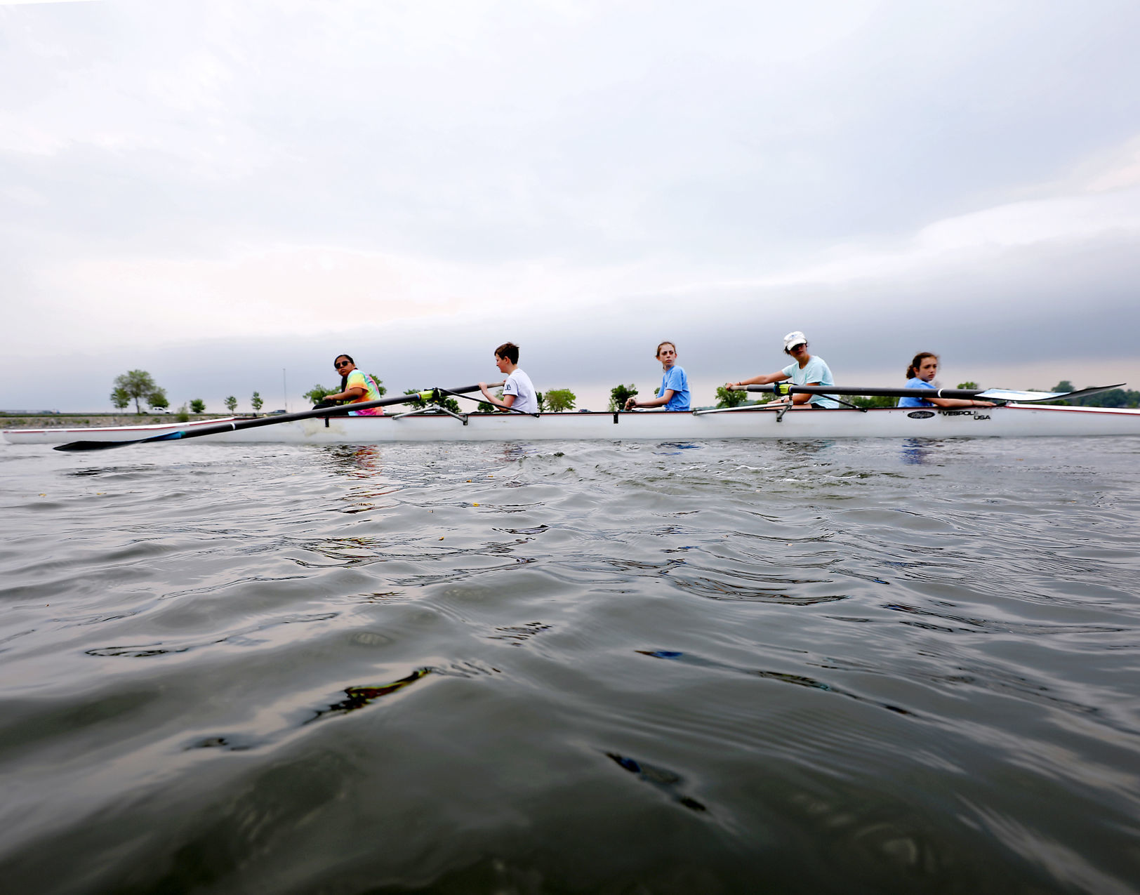 On the water